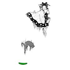 さはらさんはtwitterを使っています きゅうりに驚いて飛び跳ねる猫に驚いて飛び跳ねるしのぶさんの絵です こそこそ噂話ネタ https t co kdjdrephp5 twitter in 2020 anime demon slayer anime slayer meme