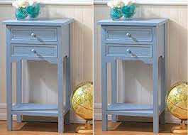 Nightstand set 02 | blue artpro. Set Of 2 Multi Purpose Tables 4 Colors To Choose From Light Blue O Neillgifts Http Www Amazon Co Blue Coffee Tables Light Blue Nightstand Blue Nightstand