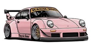 Rwb Kreuz Des Sudens Car Artwork Car Drawings Car Cartoon