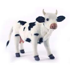 Black And White Sheltie Stuffed Animal Hansa Cow Plush Black White You Can Find Out More Details At The Link Of The Image This Is An Affiliate Link Farm Cow Animals Plush Animals
