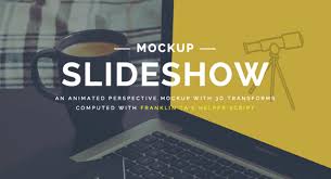 Perspective Mockup Slideshow Codrops Mockup Jquery Perspective