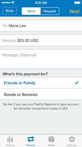 Paypal On The App Store Paypal App Mobile Data