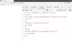 It returns a number which indicates whether an element comes before, after, or is equal to the given string in sort order. Javascript Strings Find Out Different Methods Of String Objects Dataflair