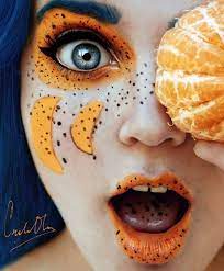 Sochnye I Dikie Fruktovye Avtoportrety Zatvor Net Self Portrait Photography Creative Self Portraits Fruit Photography