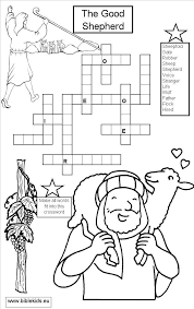 Or sometimes you just need to fill in those last five minutes before the end of class. Jesus The Good Shepherd Coloring Home