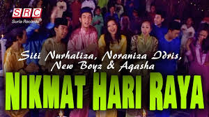 Sambutan hari raya aidilfitri zahirah mac wilson dan aiman bersama isaac raees. Nikmat Hari Raya Siti Nurhaliza Noraniza Idris New Boyz Aqasha Chart History Top Charts