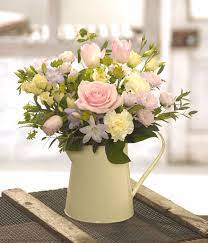 All of our delivered flowers are handled by our partner courier service to ensure birthday flowers arrive on time. Misty Morning Peaches Herbs Flower Delivery In The North West