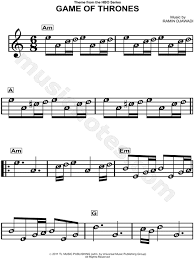 Partly inspired by cindy yen cindyyen arrangement. Game Of Thrones From Game Of Thrones Sheet Music For Beginners In A Minor Download Print Clarinet Sheet Music Sheet Music Piano Sheet Music Beginners