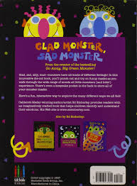 Glad monster sad activities sketch coloring page. Glad Monster Sad Monster Ed Emberley Anne Miranda 9780316573955 Amazon Com Books