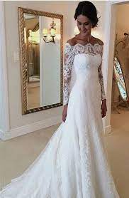 Changuan Women S Lace Wedding Dress Mermaid Bridal Gown With Train White 16 With Images Wedding Dress Long Sleeve Dream Wedding Dresses Long Wedding Dresses
