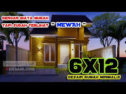 Hunian mewah nggak melulu harus bergaya klasik. Desain Rumah Minimalis 6x12 Biaya Murah Tapi Terlihat Mewah Youtube