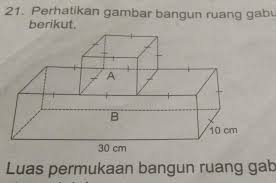 Check spelling or type a new query. Luas Permukaan Bangun Ruang Gabungan Di Atas Adalah A 1800cm2b1300cm2c 800cm2d 500cm2 Brainly Co Id