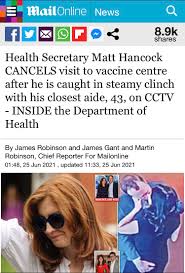 Matt hancock's career at the top of the con­servative party was hanging by a thread last night as he was engulfed in a sleaze scandal. R5umoh28wfxmem