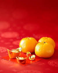 Chinese New Year Mandarin Orange Gold Sycee Foreign Text Means Wealth And Re Sponsored Orange Gold Chinese New Year Chinese New Year Food Newyear