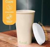 100% Compostable Disposable Coffee Cups with Lids [16oz 80 Set] — Earth's  Natural Alternative®