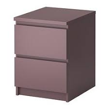 Malm Commode 2 Tiroirs Mauve Largeur 40 Cm Profondeur 48 Cm Hauteur 55 Cm Malm Commode Ikea