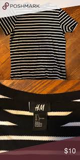 Black And White Striped T Shirt Outfit Men H M Men S Striped T Shirt Large Striped Tshirt Men Stripe Tshirt H M Men