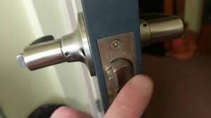 They have a button on the inside doorknob. Psa First Try Lockpicking A Common Door Handle In Under 5 Seconds Youtube