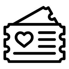 Tickets Free Icon Travel Cinema Love Tickets Ticket Theater Show Entertainment Pass Valentines Day Easy Drawings Cute Easy Drawings Easy Doodle Art