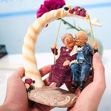 All'evento hanno partecipato 1032 persone. Aoneky Statuetta Per Matrimonio 50 Anni Di Nozze Doro Anniversario Di Matrimonio Presente Love Blind Games