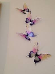 4 Pastel 3d In Flight Bedroom Nursery Furniture Mirror Butterflies Butterfly Accessories In 2021 Purple Butterfly Tattoo Colorful Butterfly Tattoo Butterfly Wall Art