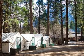 There are also many lodges just outside the park limits that provide a comfortable, even luxurious stay minutes away from the park entrance. Curry Village In Yosemite National Park Ca Travelyosemite Com
