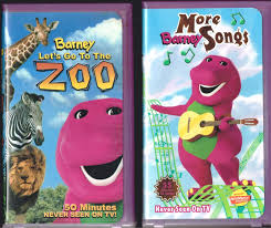 Barney musical zoo título sugerido: 1999 2001 2 Barney Vhs Tapes Barney Let S Go To The Zoo Etsy Barney Friends Barney Barney The Dinosaurs