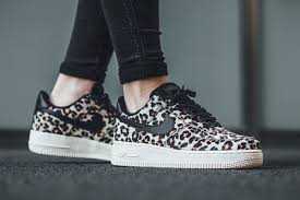 Black Air Force Ones Womens Nike Wmns Air Force 1 07 Lx Black Sail Animal Print Og Eukicks Sneaker Magazine Cheetah Shoes Trendy Womens Sneakers Outfit Shoes