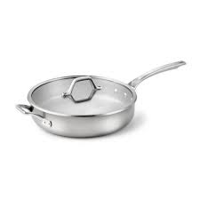 Calphalon Accucore 5 Qt Saute Pan With Cover By Calphalon 285 00 Dishwasher Safe Five Metal Layers With Copper Core I Saute Pan Calphalon Stainless Steel