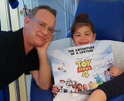 Tom 'Woody' Hanks visits Capetonian Toy Story fan in London hospital