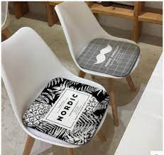 If your look is industrial, consider a concrete table with steel chairs instead. Black White Printed Household Seat Cushion Shop Cafe Chair Cushion Stool Mat Chair Seat Pad Office Decor Chair Cushion Cushion Sofasofa Chair Aliexpress