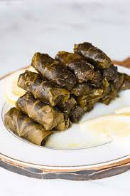 First you need to blend those up and prepare the rest of your filling. The Best Lamb Stuffed Grape Leaves Recipe With Greek Lemon Sauce Cuisine And Travel