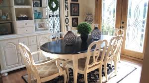 Foxed (antiqued) mirror top and apron rail. 190 Painted Dining Sets Ideas Dining Home Decor Home