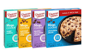 Your favorite duncan hines banana supreme cake mix in a coffecake form has a ribbon of sugary pecan streusel rippling through it. Duncan Hines Mega Cookies Reviews Info Dairy Free
