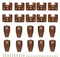 Plastic Drawer Slides Track Guide and Glides-Drawer Brown ...