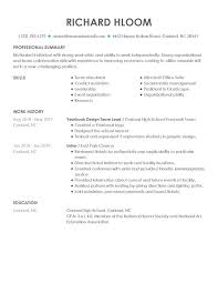 I started as an apprentice and moved into a team leader role. Resume Format Team Leader Position Leadership Executive Sample Hudsonradc