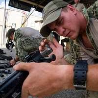 U.S. Army Spc. Michael Laningham with Delta Company,