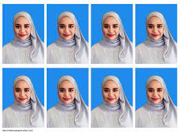 Boleh follow tutorial yang saya kongsikan ni. Malaysia Passport Photo Blue Background