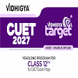 Vidhigya CUET Target 2027 with Class 12th