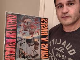 Going through my records and found my "original cover" release for Guns N'  Roses, Appetite For Destruction. They pulled this one and most stores  wouldn't even sell it when it was released