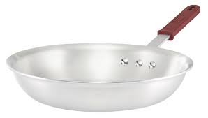 You can use kitchen towels to ensure the sides of the pans are covered with oil as well, and not just the base. Meyercommercialware Aluminum Skillet Fry Pan 10 5 Inch Wayfair