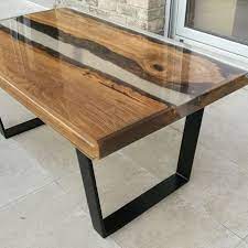 Pin auf Unikatni namestaj Uniqie furniture Bog oak Abonos Epoxy resin table