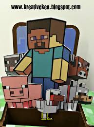 Download Minecraft Birthday Card Ken S Kreations PSD Mockup Templates