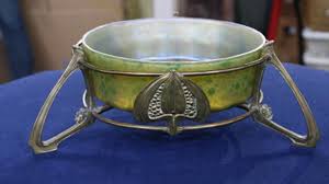 You've heard of free appraisals, but what's the catch? Antiques Roadshow Appraisal Early 19th Cen Loetz Glass Bowl Bronze Mount Season 24 Episode 19 Pbs