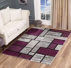 Check spelling or type a new query. Amazon Com Glory Rugs Modern Area Rug 8x10 Purple Abstract Boxes Carpet Bedroom Living Room Contemporary Dining Accent Sevilla Collection 6614a Grey Purple Furniture Decor