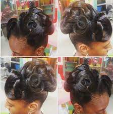 Up Do Hair Style Black Hair Updo Hairstyles Black Women Updo Hairstyles Natural Hair Styles For Black Women