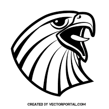 Black And White Vector Drawing Falcon Vector Graphics Vector Graphics Free Vector Graphics Falcon Drawing