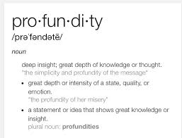 Profundity Uncommon Words Words Unusual Words