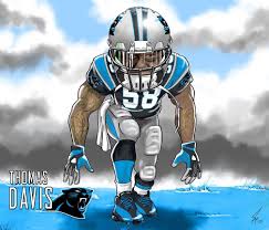 Thomas Davis Carolina Panthers Cartoon Caricature Illustration Carolina Panthers Football Carolina Panthers Carolina Panthers Wallpaper