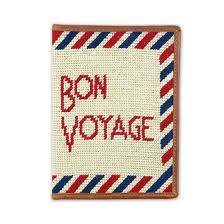 Bon Voyage Needlepoint Passport Case Smathers Branson Passport Case Smathers Needlepoint